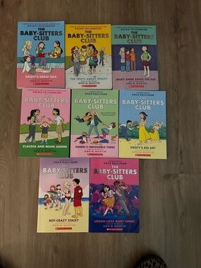 Scholastic The Baby-Sitters Club Graphic Novel Collection 1-8